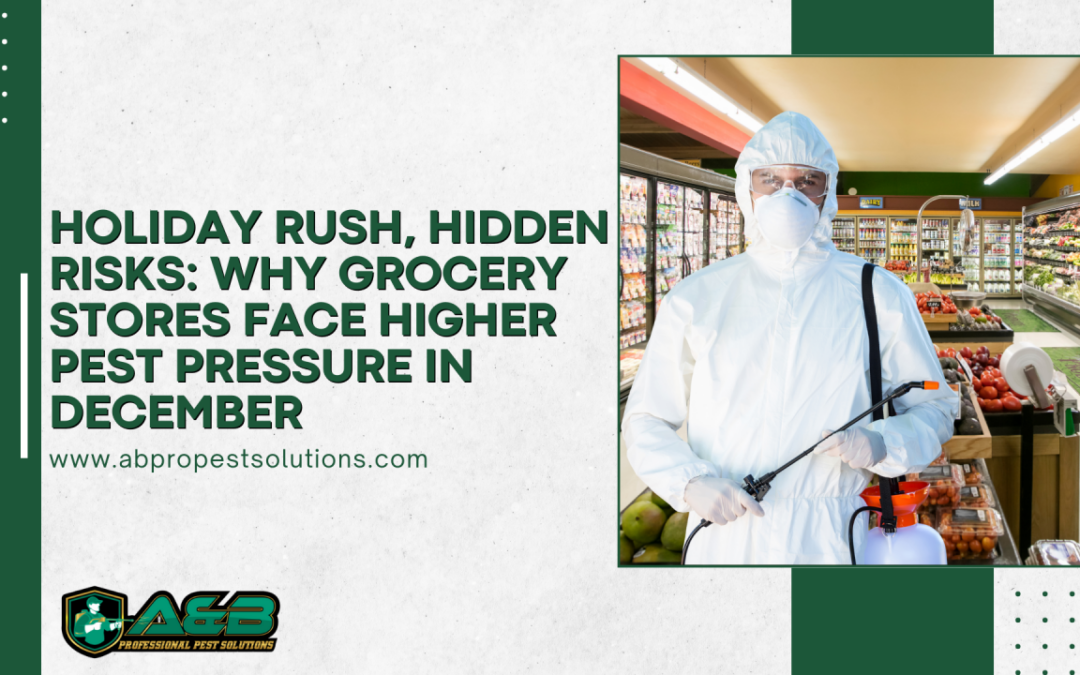 Holiday Rush, Hidden Risks: Why Supermarkets & Food Marts Face Higher Pest Pressure in December