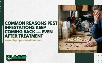 Common Reasons Pest Infestations Keep Coming Back — Even After Treatment